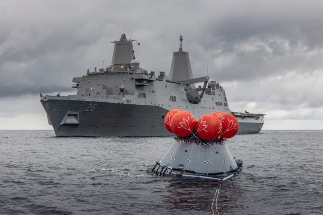 Here’s how NASA will recover the Artemis I Orion capsule in the Pacific